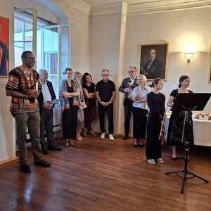 Ausstellungseröffnung im Pfarrsaal