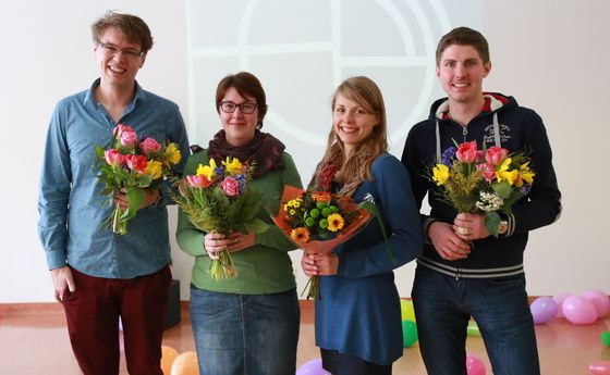 V. l.: Georg Muggenhuber, Isabella Pötzelberger, Gudrun Kirchweger, Benjamin Kirchweger